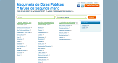 Desktop Screenshot of gruasdesegundamano.com