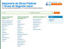Tablet Screenshot of gruasdesegundamano.com